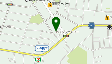 キングファミリー シン・松戸六高台店の地図画像