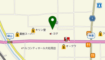キングファミリー 大和高田店の地図画像