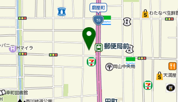 公益財団法人産業雇用安定センター 岡山県事務所の地図画像