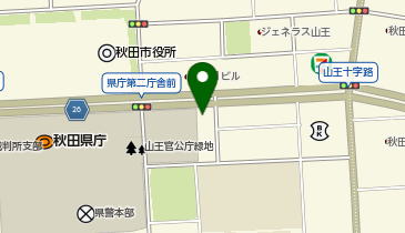 公益財団法人産業雇用安定センター 秋田県事務所の地図画像
