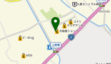 大阪屋ショップ 入善店の地図画像
