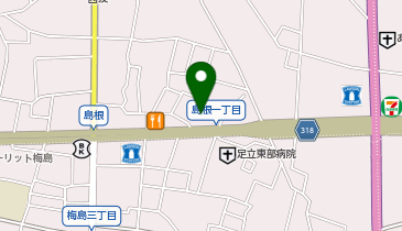 釣具のキャスティング キャスティング 足立環七店の地図画像