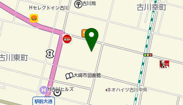 OHTA GROUP オータ古川店の地図画像