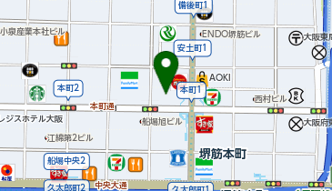 T-LIFEパートナーズ株式会社 大阪支店の地図画像