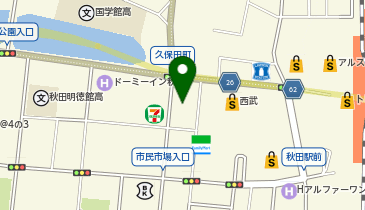 T-LIFEパートナーズ株式会社 秋田支店の地図画像