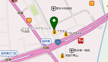 株式会社コナカ 熊本浜線店の地図画像