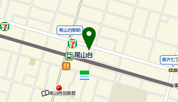 オオゼキ 尾山台店の地図画像