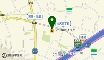 オオゼキ 池尻店の地図画像