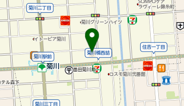 オオゼキ 菊川店の地図画像