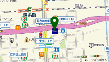 メガネドラッグ 錦糸町駅前店の地図画像