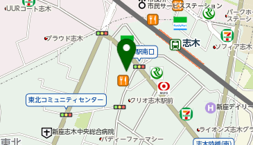 メガネドラッグ メガネドラッグ 志木駅前店の地図画像