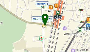 メガネドラッグ 鶴見駅前店の地図画像