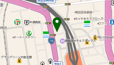 美.design 梅田店の地図画像