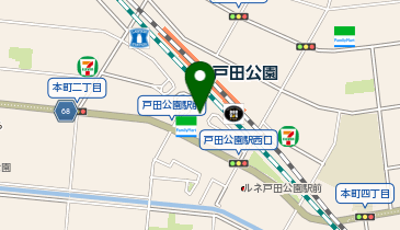 癒しーぷ 戸田公園店の地図画像