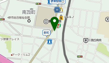 癒しーぷ 堺東店の地図画像