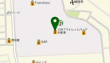 Eggs 'n Things 三井アウトレットパーク木更津店の地図画像