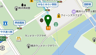 Eggs 'n Things 横浜みなとみらい店の地図画像