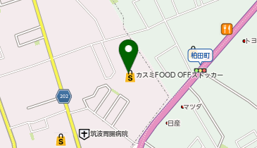 Laundry Casa FOOD OFFストッカー牛久ししこ店の地図画像