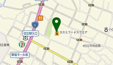 Laundry Casa フードスクエアカスミ日立神峰店の地図画像