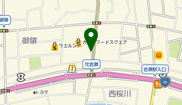 Laundry Casa フードスクエア岩瀬店の地図画像