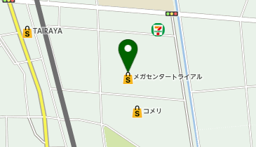 Laundry Casa トライアル石下店の地図画像