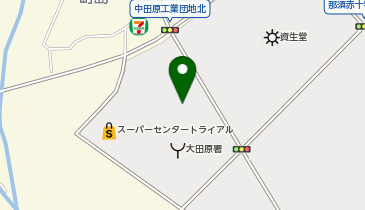 Laundry Casa トライアル大田原店の地図画像