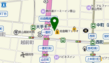 4&deg;C EAU DOUCE 富山大和店の地図画像