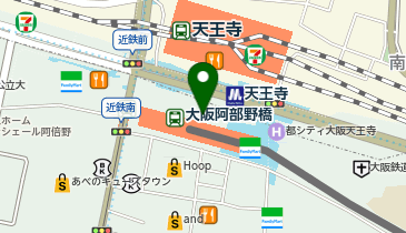 4&deg;C EAU DOUCE あべのハルカス近鉄本店の地図画像