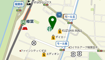 4&deg;C くずはモール店の地図画像