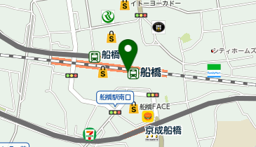 4&deg;C 東武百貨店船橋店の地図画像