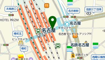 4&deg;C RUGIADA ジェイアール名古屋タカシマヤ店の地図画像