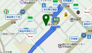 買取専科 銀座オフィスの地図画像
