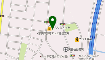 買取専科 アクロスプラザ仙台荒井東店の地図画像