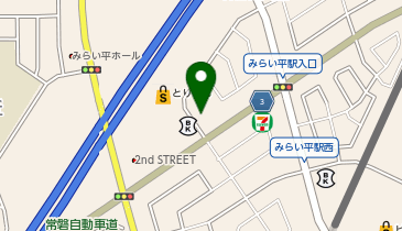 買取専科 みらい平店の地図画像