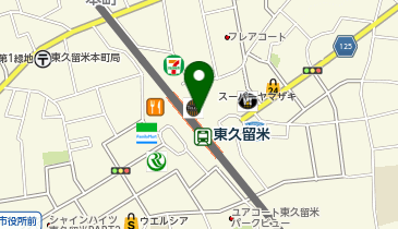 銀座コージーコーナー エミオ東久留米の地図画像