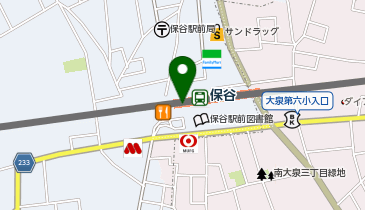 銀座コージーコーナー エミオ保谷の地図画像