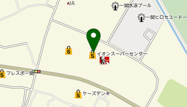 銀座コージーコーナー イオンスーパーセンター一関の地図画像