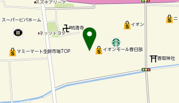 銀座コージーコーナー イオン春日部の地図画像