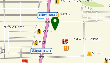 銀座コージーコーナー アピタ東松山の地図画像