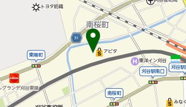 銀座コージーコーナー アピタ刈谷の地図画像
