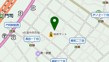 銀座コージーコーナー ゆめマート門司の地図画像
