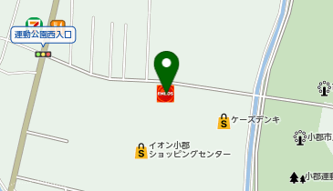 銀座コージーコーナー イオンモール小郡の地図画像
