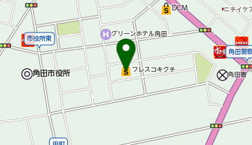 銀座コージーコーナー フレスコキクチ角田の地図画像