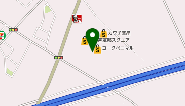 銀座コージーコーナー ヨークベニマル友部スクエアの地図画像