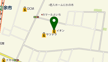 銀座コージーコーナー イオン余市の地図画像