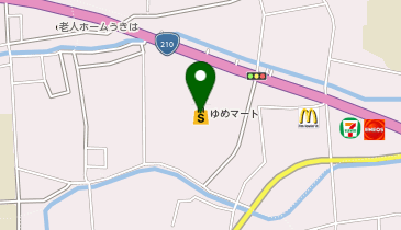 銀座コージーコーナー ゆめマートうきはの地図画像