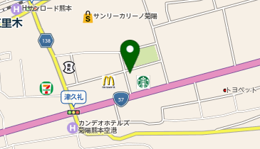 銀座コージーコーナー ゆめマート菊陽の地図画像