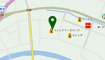 銀座コージーコーナー ベイシア関の地図画像