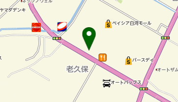 銀座コージーコーナー ベイシア白河モールの地図画像