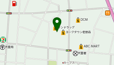 銀座コージーコーナー ヨークベニマル天童老野森の地図画像